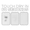 Artsy Mats Marble White Stone Non-Slip Bath Mat